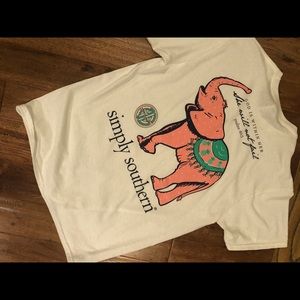 Simply southern T-shirt with elephant